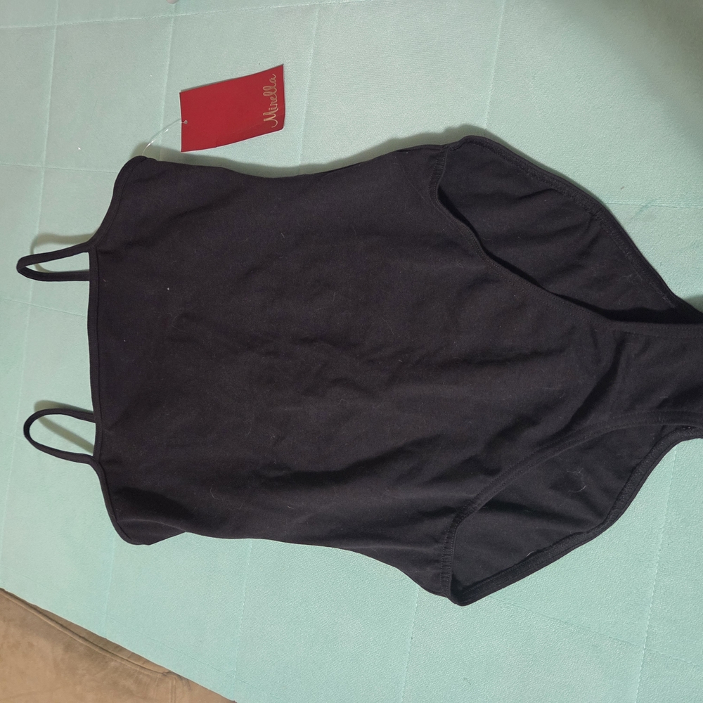 Black Bodysuit with Spaghetti Straps